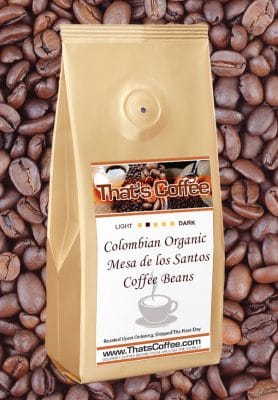 Colombian Organic Mesa de los Santos Coffee Beans – Fair Trade