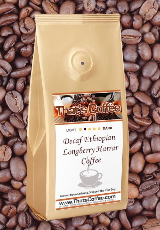 Decaf Ethiopian Longberry Harrar Coffee