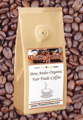 Peru Andes Organic Fair Trade Coffee