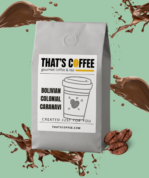 Fair Trade Organic Bolivian 'Colonial Caranavi' Coffee Beans