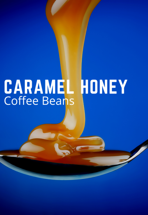 caramel honey flavored coffee beans