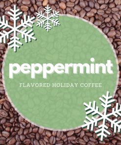Gourmet Peppermint Flavored Coffee Beans