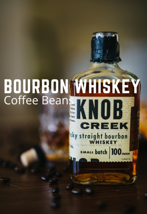 Bourbon Whiskey flavored coffee beans
