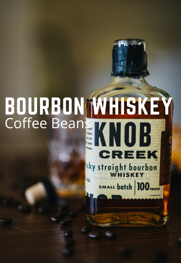 Bourbon Whiskey Coffee Beans - Flavored Whole Bean or Ground