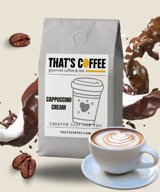 Cappuccino Cream Flavored Coffee Beans