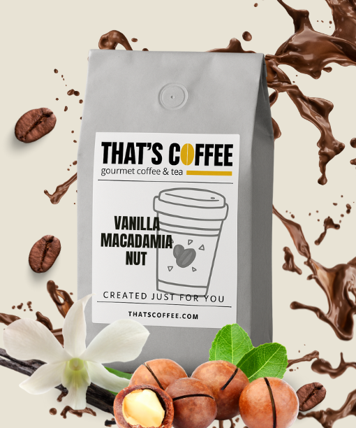 Vanilla Macadamia Nut Flavored Coffee Beans
