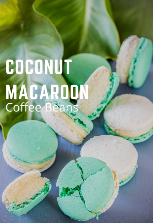 coconut macaroon coffee beans