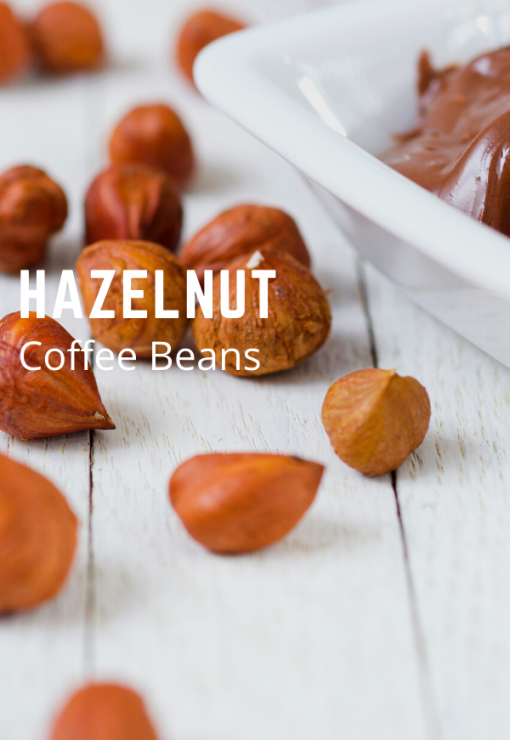hazelnut flavored coffee beans