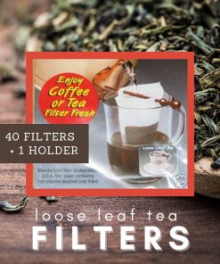 Tea Filters for Loose Leaf Tea (40 pack)