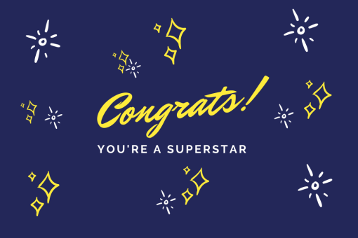 Coffee Gift Card – Congratulations Coffee