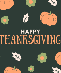Coffee Gift Card – Happy Thanksgiving