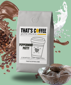 Gourmet Peppermint Flavored Coffee Beans